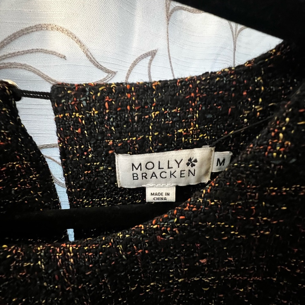 Tweed dress multicolored